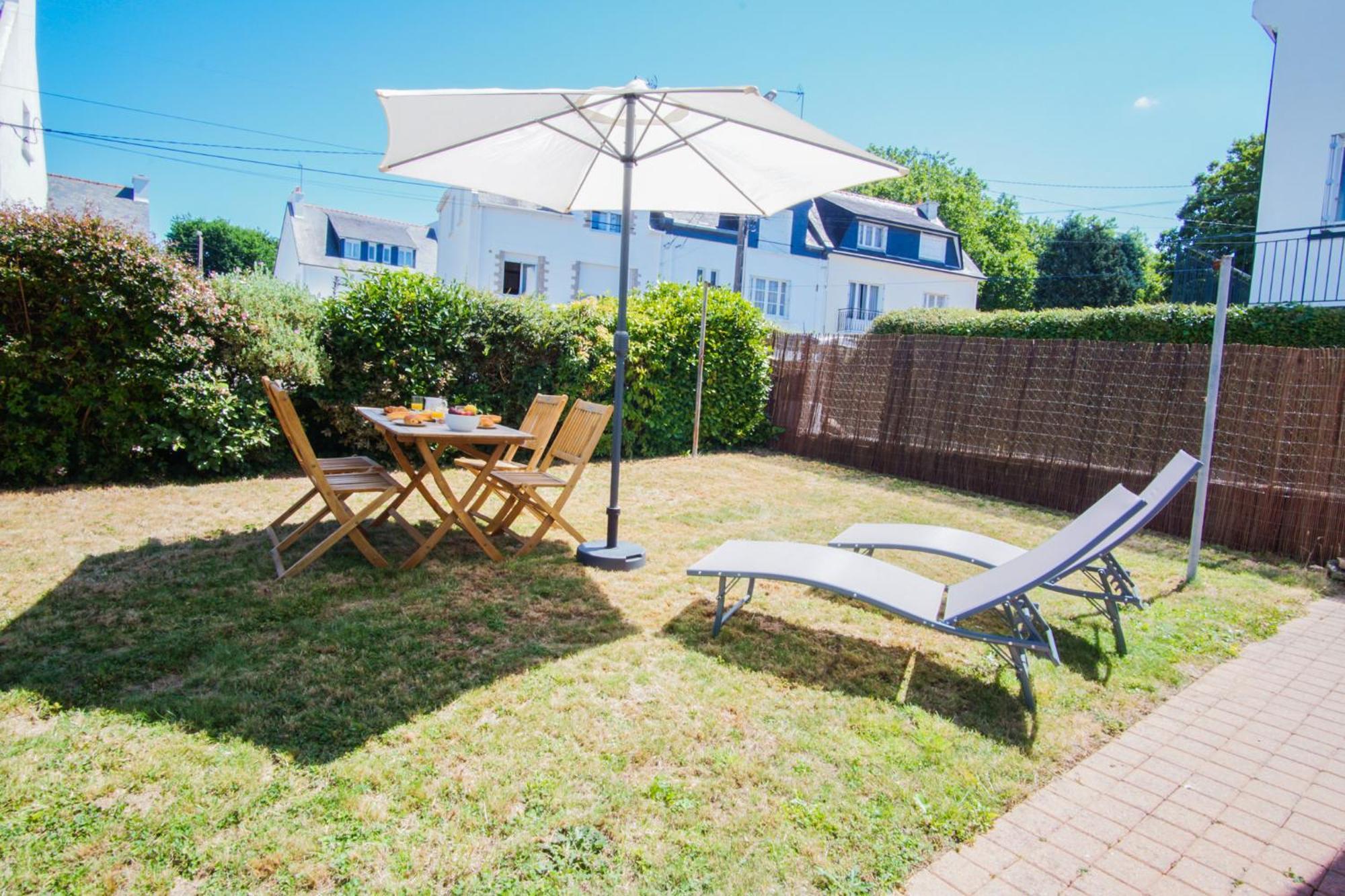 -Le Sentier- Elegant T3 Avec Jardin Proche Mer Concarneau Eksteriør bilde